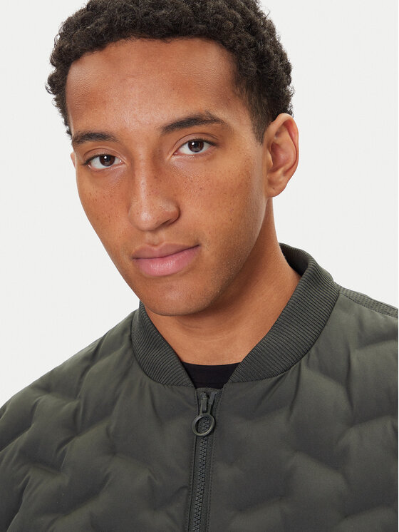 Geox Geox Bomber stila jaka Spherica M5628R T3271 F3251 Pelēks Regular Fit