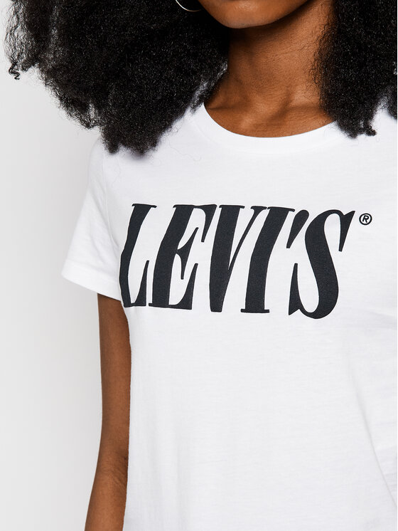 Levi's® Levi's® Тишърт Perfect Graphic Tee 17369-0781 Бял Regular Fit