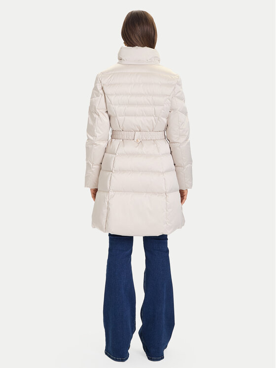 Guess Guess Geacă din puf W5BL30 W2802 Écru Regular Fit