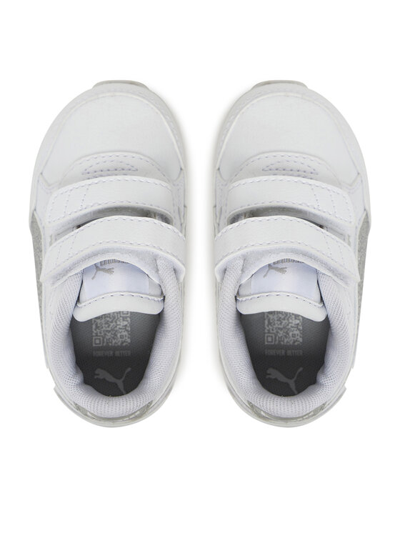 Puma Puma Sneakersy St Runner V4 Sl Glitter V Inf 401592 01 Biały