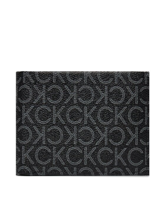 Portofel Mare pentru Bărbați Calvin Klein Ck Must Mono Trifold 10Cc W/Coi K50K511677 Negru