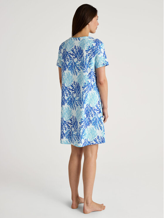 Calida Calida Noční košile 34157 Modrá Comfortable Fit