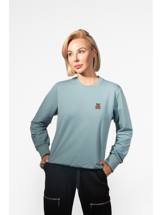 MANDRAGORA MANDRAGORA Bluza fantastic Zielony Regular Fit