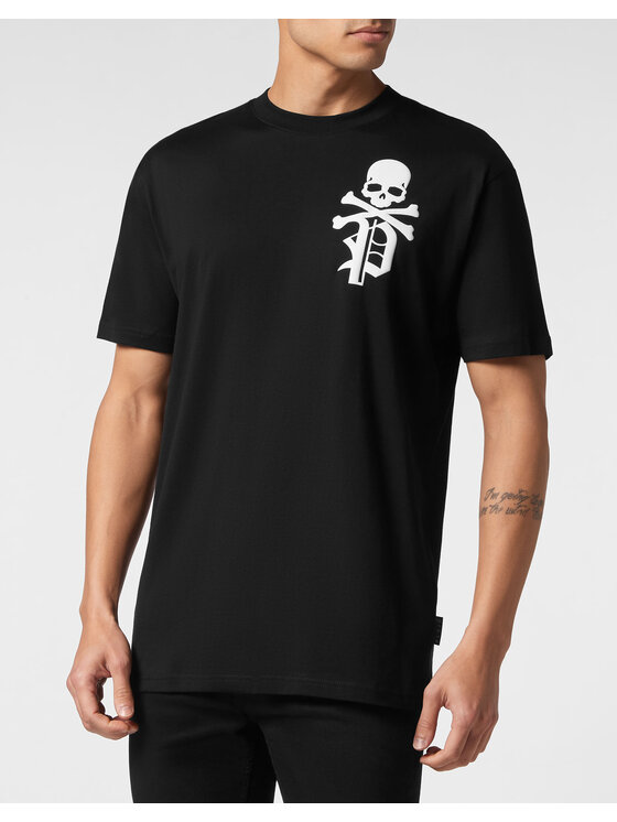 PHILIPP PLEIN PHILIPP PLEIN T-Shirt 429 Czarny Regular Fit