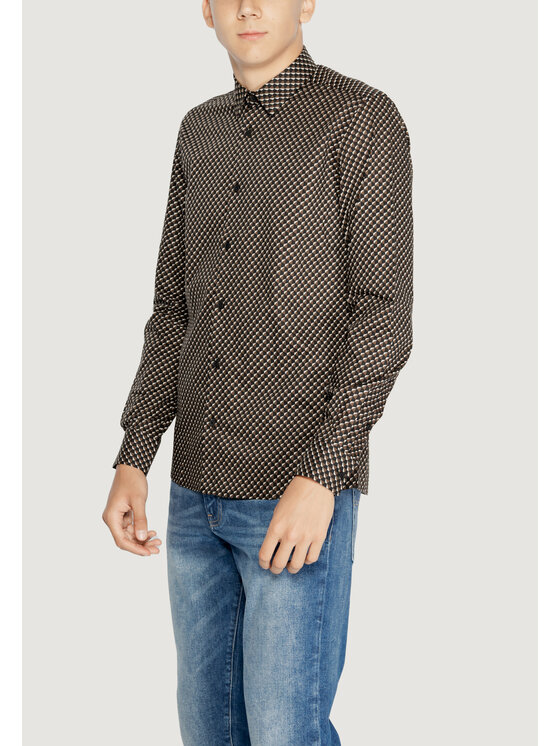Antony Morato Antony Morato Camicia BARCELONA Marrone To Fit