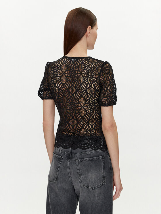 Morgan Morgan Bluse 241-DOULI Schwarz Regular Fit