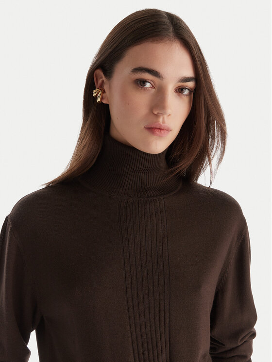 Patrizia Pepe Patrizia Pepe Поло 2K0340 KM36 Кафяв Regular Fit