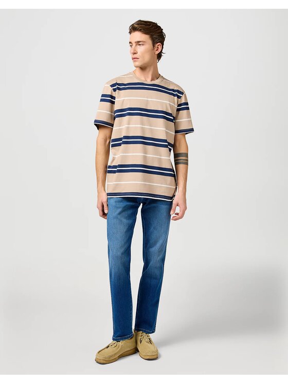 Wrangler Wrangler Jeansy RIVER Niebieski Straight Fit
