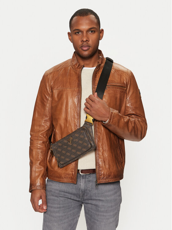 Guess Guess Torbica za okrog pasu HMSILO P5114 Rjava