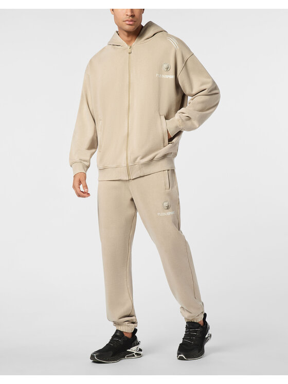 Plein Sport Plein Sport Felpa 27915 Beige Regular Fit