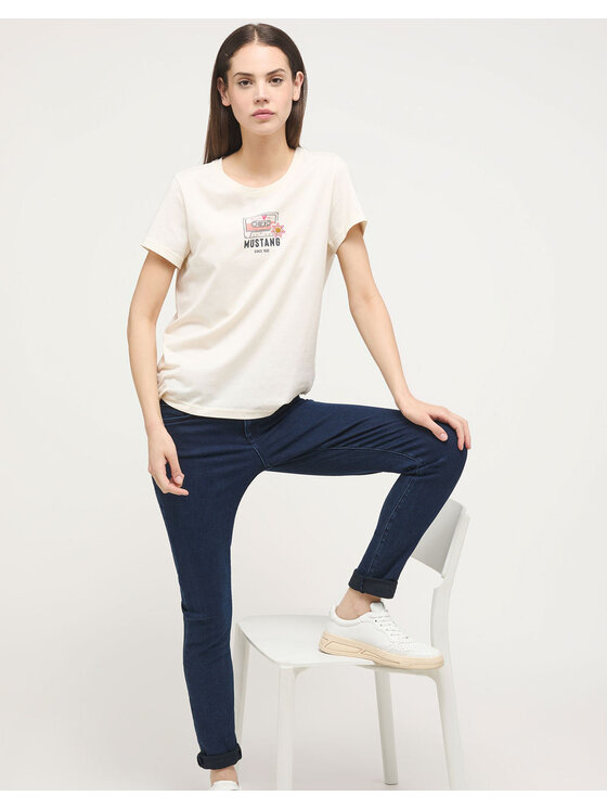 Mustang Mustang Jeansy 4058823521789 Niebieski Slim Fit