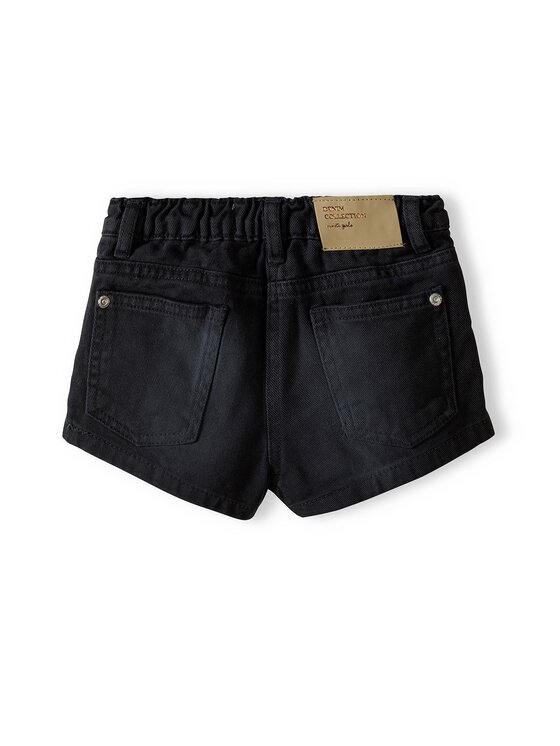 minoti minoti Szorty jeansowe 14jean 20 Czarny Regular Fit