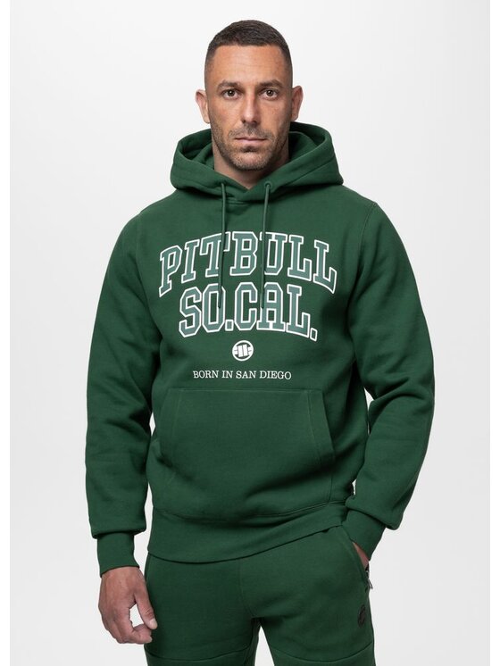 PITBULL PITBULL Bluza SO CAL Zielony Regular Fit