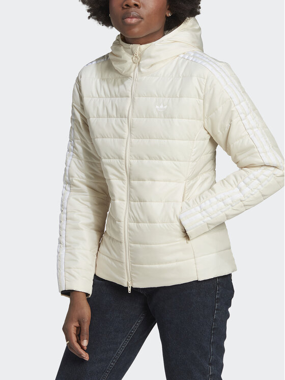 adidas adidas Bunda pro přechodné období Premium HK5251 Béžová Slim Fit