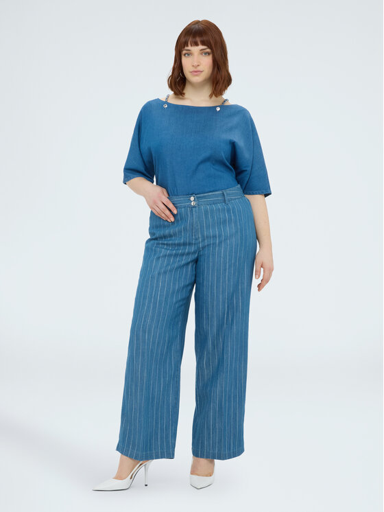 Fiorella Rubino Fiorella Rubino Jeansy P029T005233N0R4 Niebieski Regular Fit