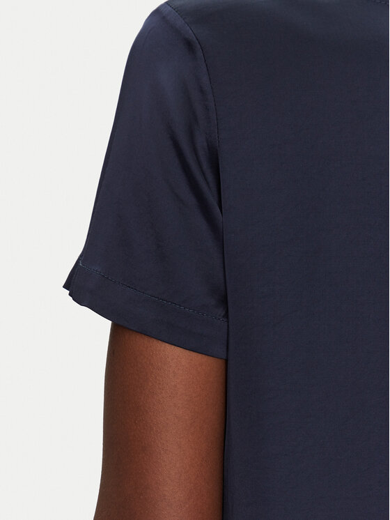 ViCOLO ViCOLO Blúz TD0007 Sötétkék Relaxed Fit