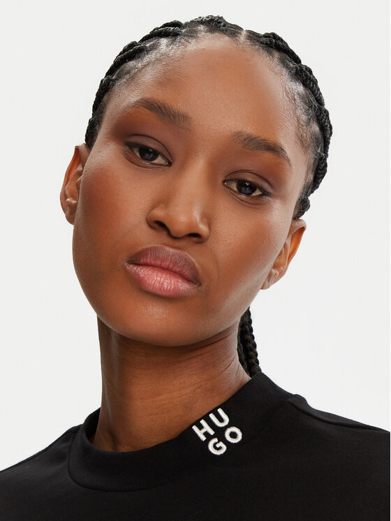 HUGO HUGO T-Shirt Damelody 50520187 Czarny Relaxed Fit