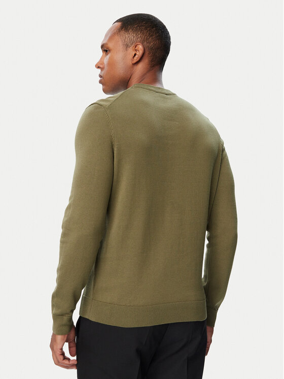 HUGO HUGO Sweter San Cassius-C2 50553588 Khaki Regular Fit
