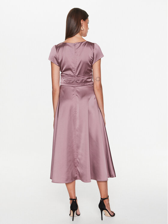 Swing Swing Kokteilinė suknelė 5AE05200 Violetinė Regular Fit