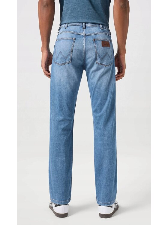 Wrangler Wrangler Jeansy Greensboro Niebieski Regular Fit
