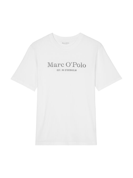 Marc O'Polo Marc O'Polo T-shirt B21201251052 Bijela Regular Fit