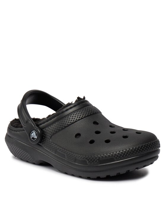 Crocs Crocs Šlepetės Classic Lined Clog 203591 Juoda