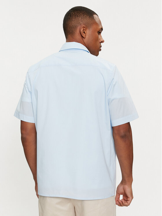 Calvin Klein Calvin Klein Camicia K10K109440 Celeste Regular Fit