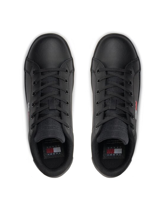 Tommy Jeans Tommy Jeans Laisvalaikio batai Tjw Flatform Ess EN0EN02518 Juoda