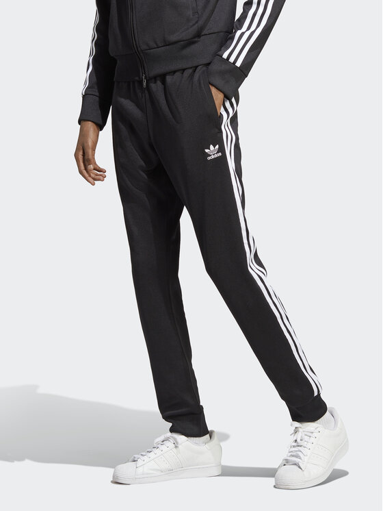 adidas adidas Sporta bikses Adicolor Classics SST Tracksuit Bottom IA4791 Melns Slim Fit