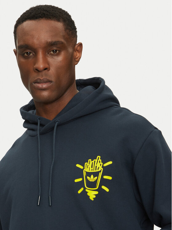 adidas adidas Jopa Q12 Street Burger JN5694 Mornarsko modra Loose Fit