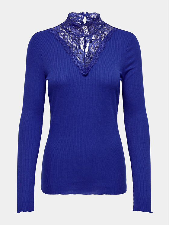 ONLY ONLY Blúzka Luxi 15310698 Modrá Regular Fit