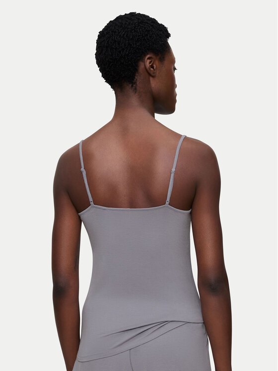 Triumph Triumph Pižamos marškinėliai Aura Spotlight 10221405 Pilka Regular Fit