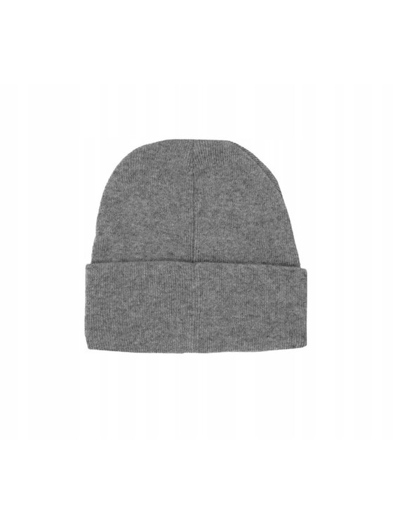 Calvin Klein Calvin Klein Čepice CZAPKA CASUAL BEANIE CIEMNOSZARA Šedá
