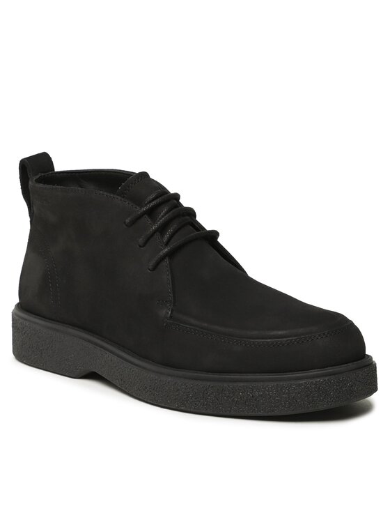 Calvin Klein Gležnjarji Derset Boot Nb HM0HM01030 Črna