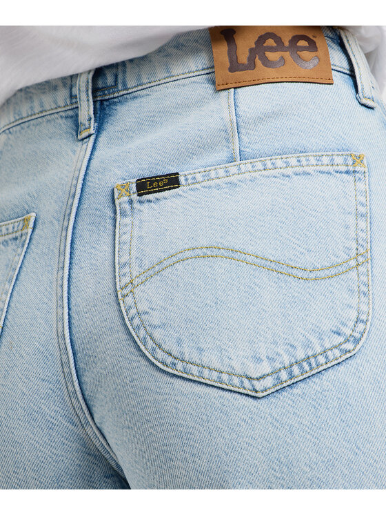 Lee Lee Jeansy 112363521 Niebieski Relaxed Fit
