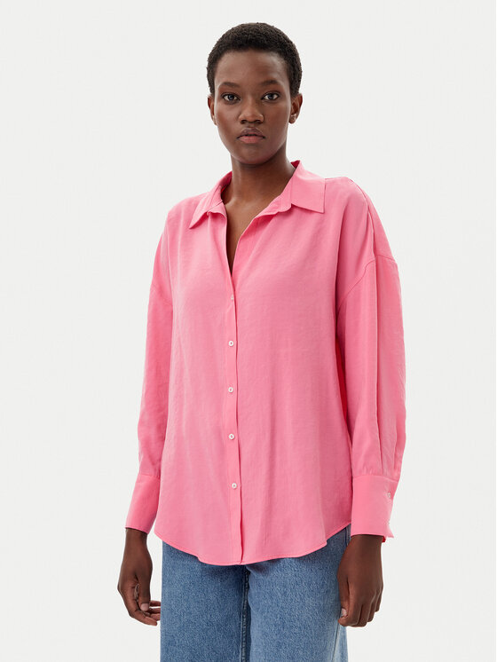 ONLY ONLY Cămașă Zazima 15272523 Roz Oversize
