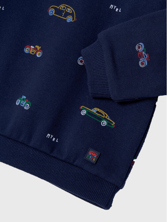 Felpa 2411 Blu scuro Regular Fit