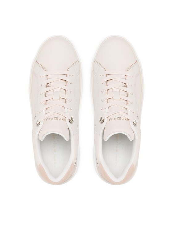 Tommy Hilfiger Tommy Hilfiger Sneakersy Feminine Court Sneaker FW0FW07122 Béžová