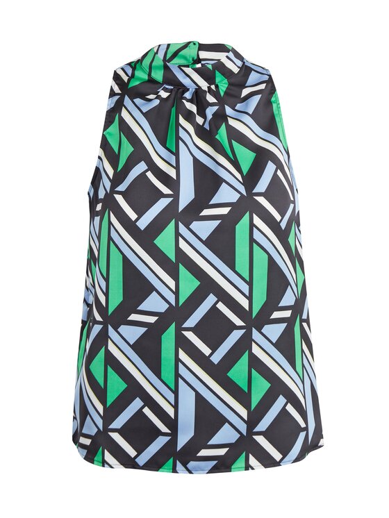 Orsay Orsay Bluzka 620099660000__38 Zielony Regular Fit