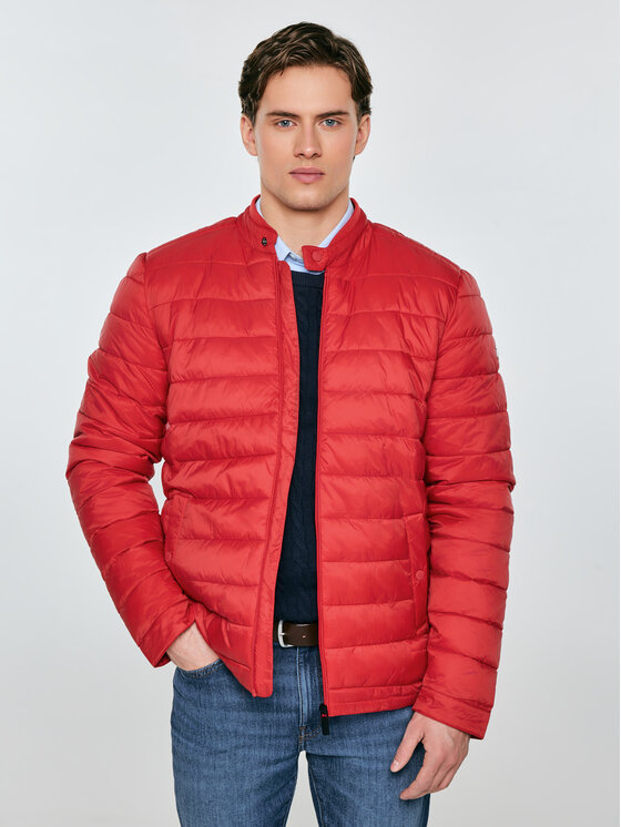BIG STAR BIG STAR Kurtka zimowa KAMILOS Czerwony Basic Fit