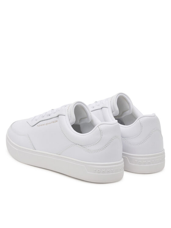 Tommy Hilfiger Tommy Hilfiger Laisvalaikio batai Casual Cupsole FW0FW08689 Balta