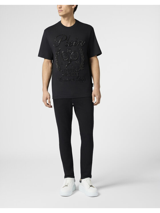 PHILIPP PLEIN PHILIPP PLEIN T-Shirt 30562 Czarny Regular Fit