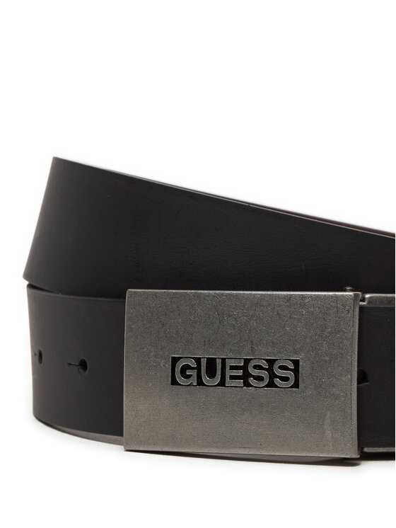 Guess Guess Pasek Męski M4BZ34 L0OK0 Czarny