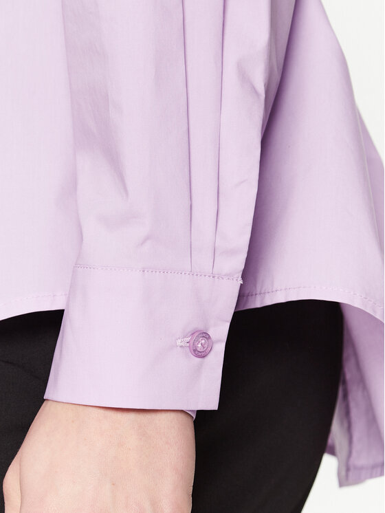 Silvian Heach Silvian Heach Marškiniai GPP23391CA Violetinė Regular Fit