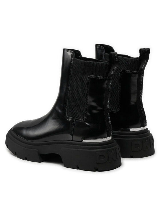 DKNY DKNY Kotníková obuv s elastickým prvkem Fenella K4400981 Černá