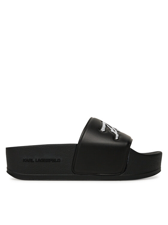 KARL LAGERFELD Šľapky Kondo Maxi KL80872 Čierna
