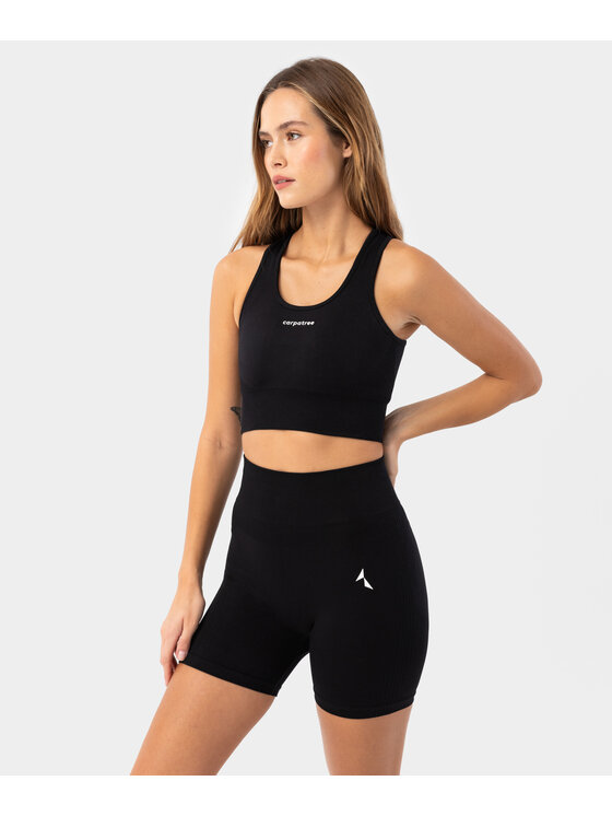 Carpatree Carpatree Top Blaze top Czarny Fitted Fit