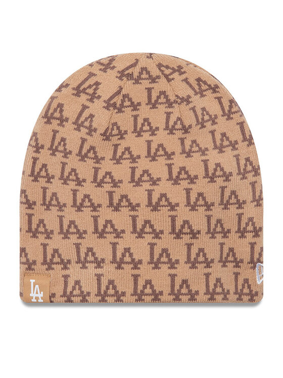 New Era Kapa Jacquard Skull Bean 60565440 Bež