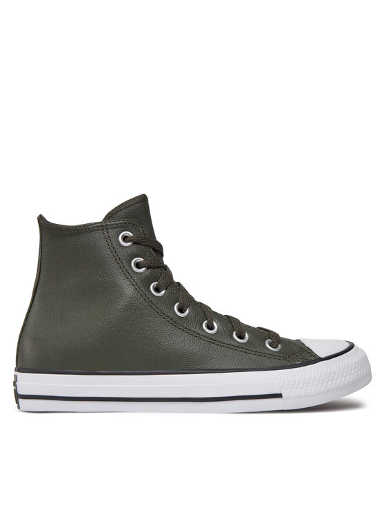 Trampki Converse, Rozmiar 46, Zielone, Chuck Taylor All Star Faux Leather Hi A09481C 371