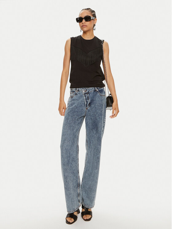 PINKO Pinko Palaidinė Twilight 103726 A1XS Juoda Regular Fit